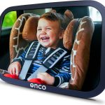 Onco Baby Car Mirror Rear-facing - Platinum Award Winning Car Mirror Baby Rear Facing Seat, Baby Essentials for Newborn, 100% Shatterproof Baby Mirror for Car, 360° Car Seat Mirror Rear Facing Infant